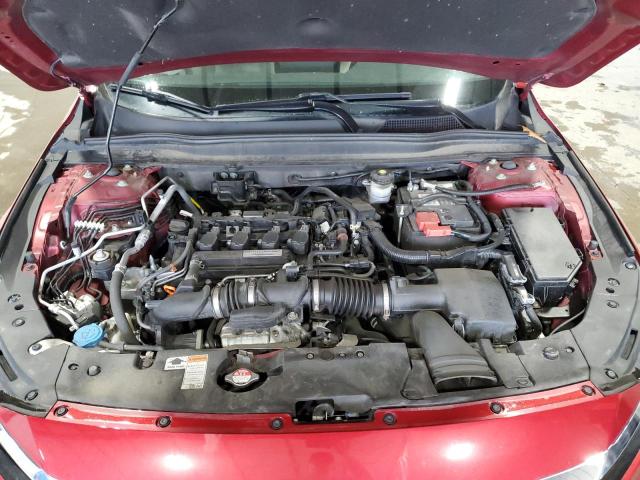 1HGCV1F5XJA035388 - 2018 HONDA ACCORD EXL BURGUNDY photo 11