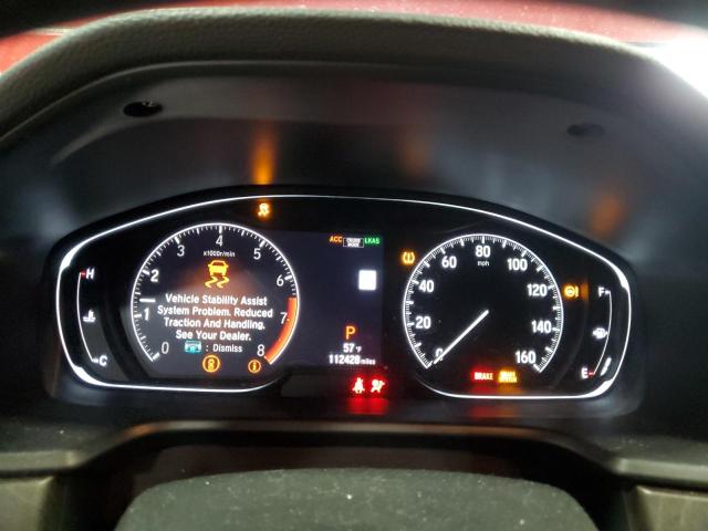 1HGCV1F5XJA035388 - 2018 HONDA ACCORD EXL BURGUNDY photo 9