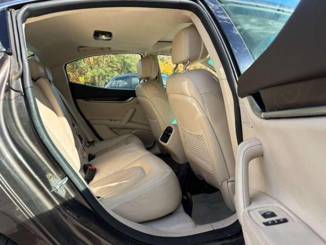 ZAM57RTA1E1089648 - 2014 MASERATI GHIBLI S BROWN photo 6