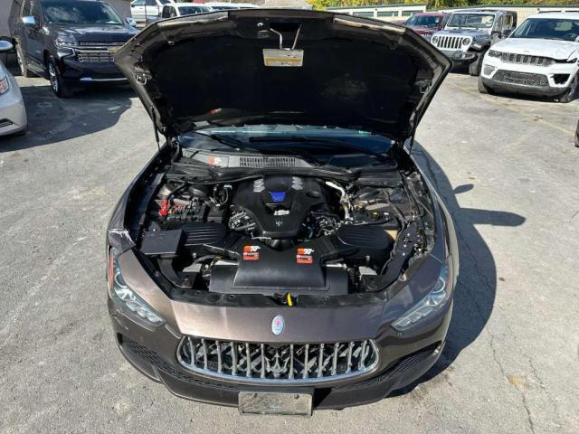 ZAM57RTA1E1089648 - 2014 MASERATI GHIBLI S BROWN photo 7