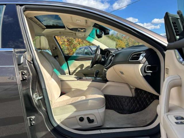 ZAM57RTA1E1089648 - 2014 MASERATI GHIBLI S BROWN photo 8