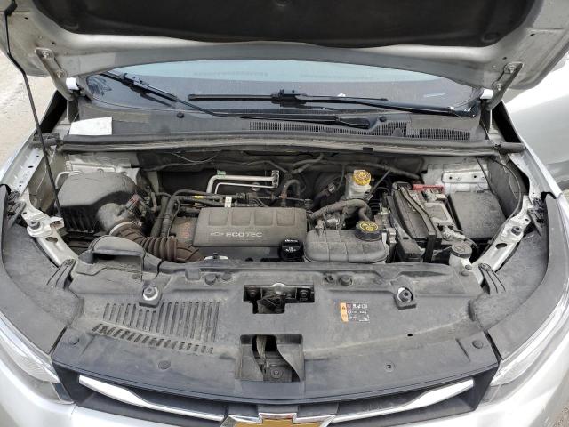 3GNCJLSB0KL403662 - 2019 CHEVROLET TRAX 1LT ვერცხლისფერი ფოტო 12