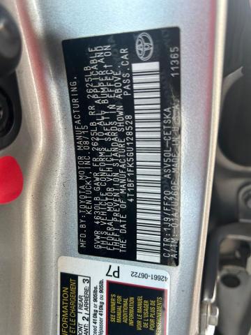 4T1BF1FK5GU128528 - 2016 TOYOTA CAMRY LE SILVER photo 10