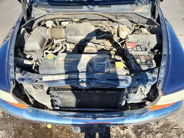 1D7HG42N24S552677 - 2004 DODGE DAKOTA SLT BLUE photo 11
