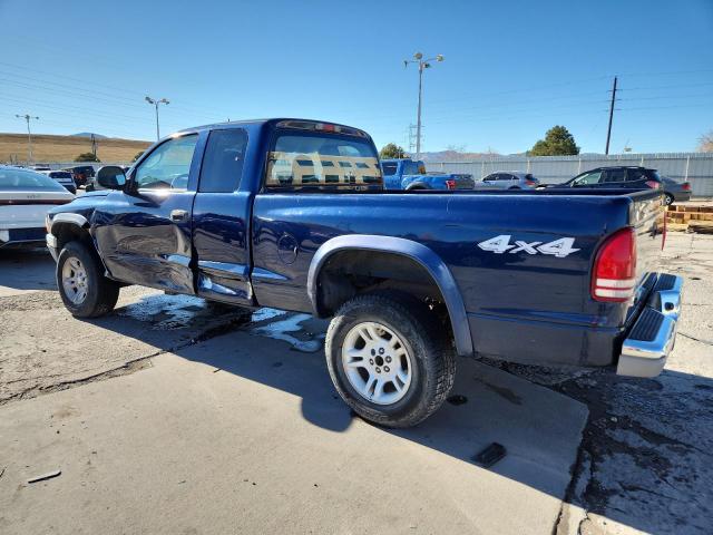 1D7HG42N24S552677 - 2004 DODGE DAKOTA SLT BLUE photo 2
