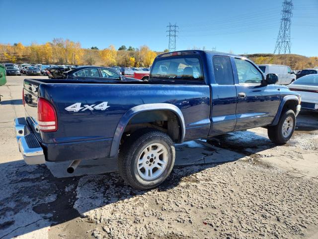 1D7HG42N24S552677 - 2004 DODGE DAKOTA SLT BLUE photo 3