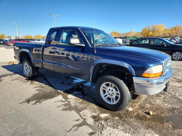 1D7HG42N24S552677 - 2004 DODGE DAKOTA SLT BLUE photo 4