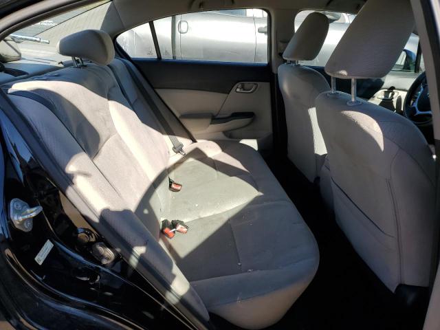 19XFB2F57DE284677 - 2013 HONDA CIVIC LX BLACK photo 10