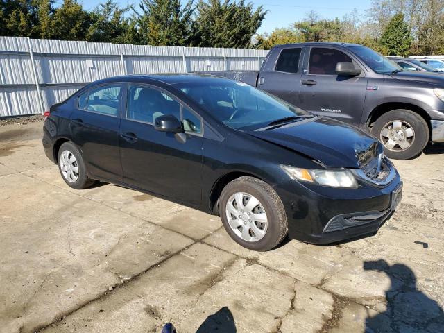 19XFB2F57DE284677 - 2013 HONDA CIVIC LX BLACK photo 4