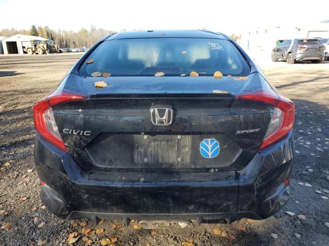 2HGFC2F81LH028398 - 2020 HONDA CIVIC SPORT BLACK photo 6