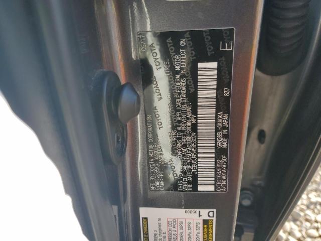 JTEBU5JR5H5453029 - 2017 TOYOTA 4RUNNER SR5/SR5 PREMIUM გრაფიტი ფოტო 12