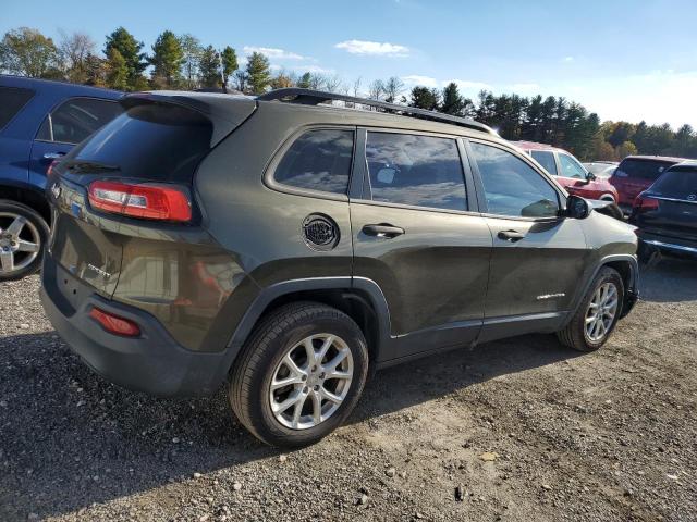 1C4PJLAB6GW135410 - 2016 JEEP CHEROKEE SPORT 绿色 照片 3