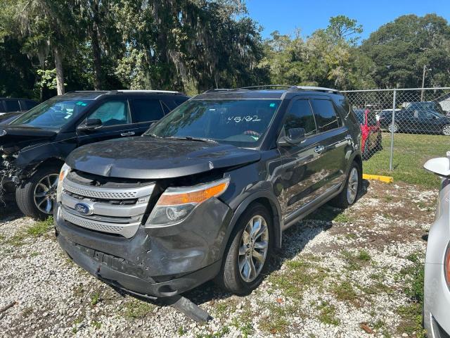 1FM5K7D8XFGC45182 - 2015 FORD EXPLORER XLT ნაცრისფერი ფოტო 2