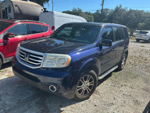 5FNYF3H5XDB021433 - 2013 HONDA PILOT EXL Mavi foto 2
