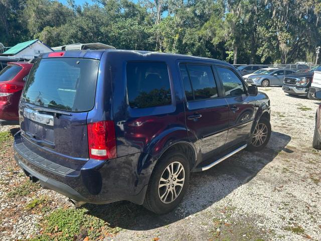 5FNYF3H5XDB021433 - 2013 HONDA PILOT EXL Mavi foto 4