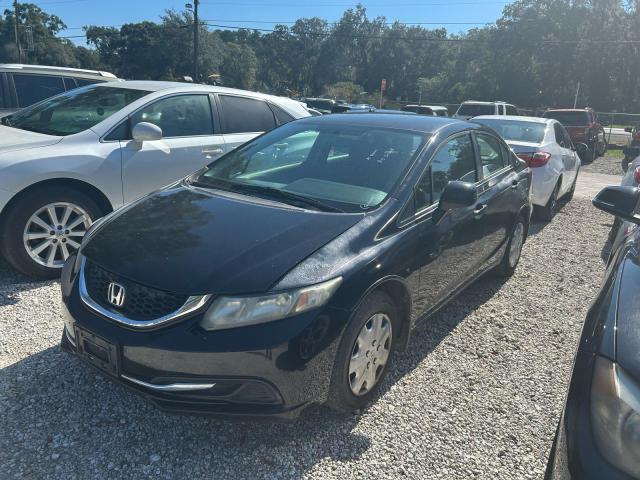 2HGFB2F52DH521033 - 2013 HONDA CIVIC LX BLACK photo 2