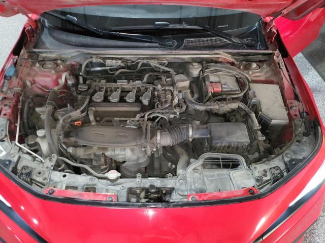 2HGFE1F75NH309618 - 2022 HONDA CIVIC EX წითელი ფოტო 11