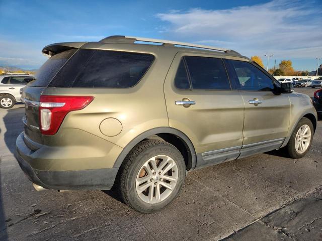 1FM5K7D86DGB48493 - 2013 FORD EXPLORER XLT GREEN photo 3