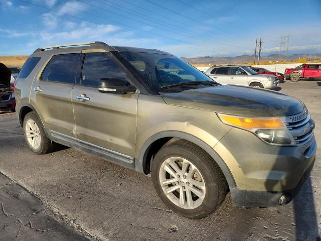 1FM5K7D86DGB48493 - 2013 FORD EXPLORER XLT GREEN photo 4