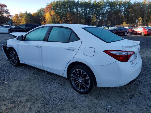 2T1BURHE1EC200741 - 2014 TOYOTA COROLLA L WHITE photo 2