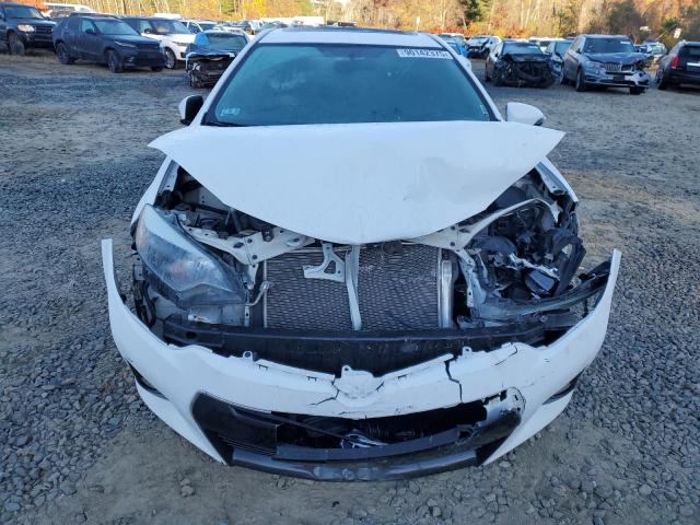 2T1BURHE1EC200741 - 2014 TOYOTA COROLLA L WHITE photo 5