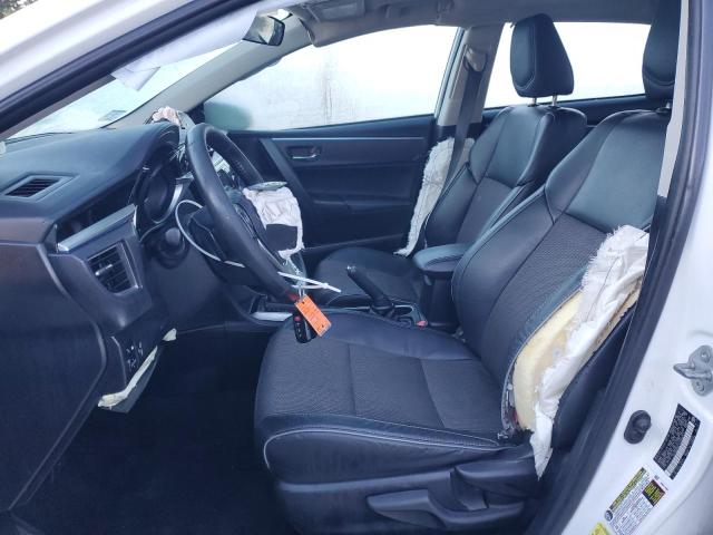 2T1BURHE1EC200741 - 2014 TOYOTA COROLLA L WHITE photo 7