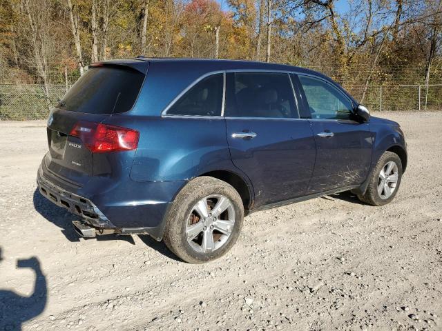 2HNYD2H34CH515188 - 2012 ACURA MDX TECHNOLOGY ლურჯი ფოტო 3