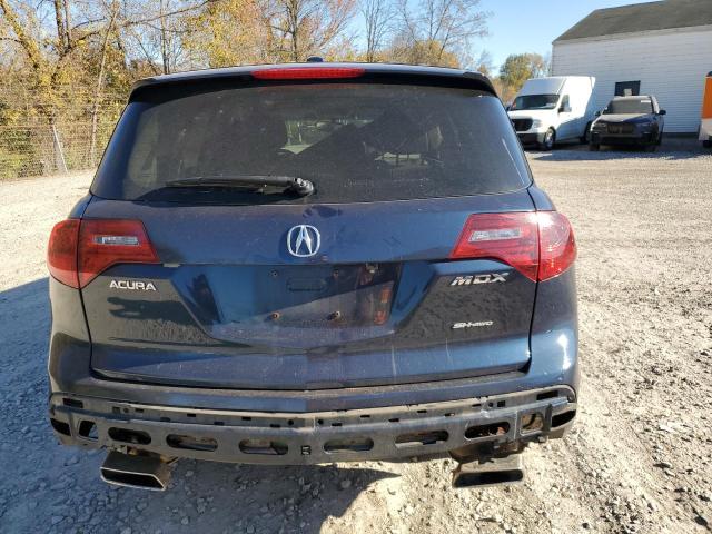 2HNYD2H34CH515188 - 2012 ACURA MDX TECHNOLOGY ლურჯი ფოტო 6
