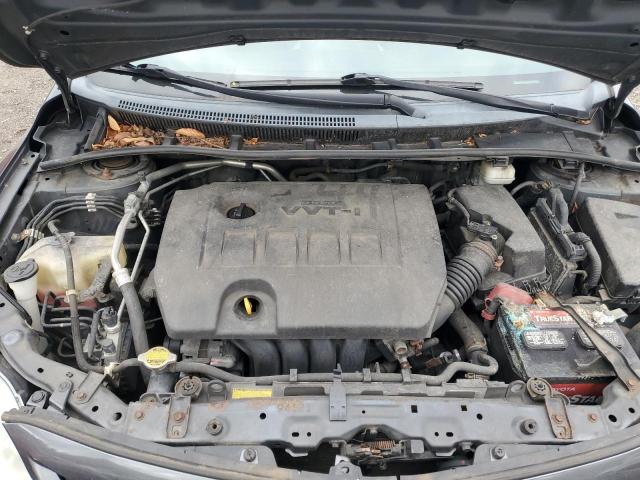2T1BU4EE0DC100748 - 2013 TOYOTA COROLLA BASE ნაცრისფერი ფოტო 11