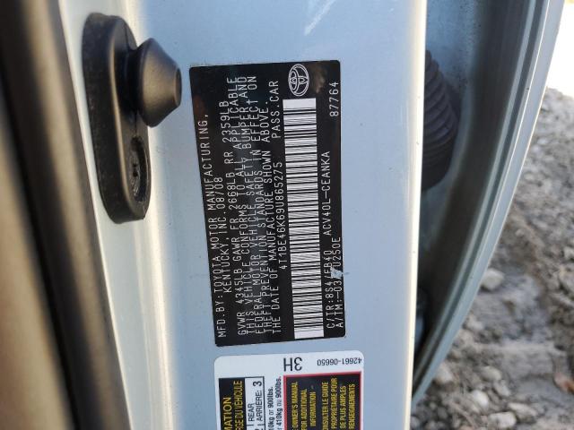 4T1BE46K69U865275 - 2009 TOYOTA CAMRY BASE Mavi foto 12