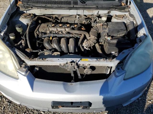 2T1KR32E36C597085 - 2006 TOYOTA COROLLA MA XR SILVER photo 11