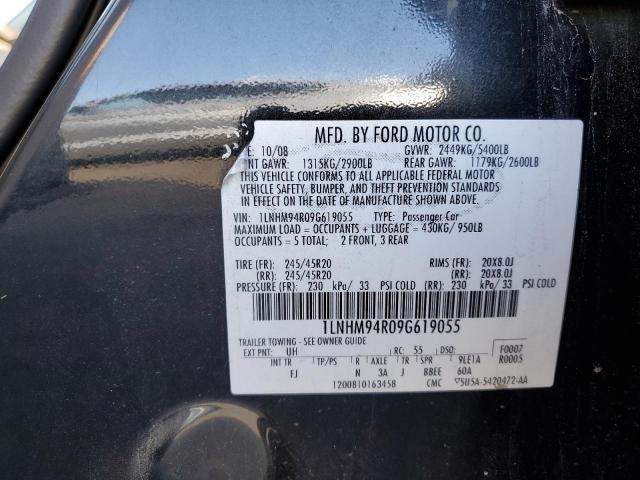 1LNHM94R09G619055 - 2009 LINCOLN MKS Qara foto 12