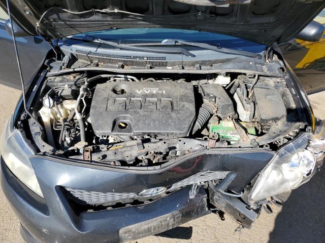 2T1BU4EE6AC454169 - 2010 TOYOTA COROLLA BASE BLACK photo 11