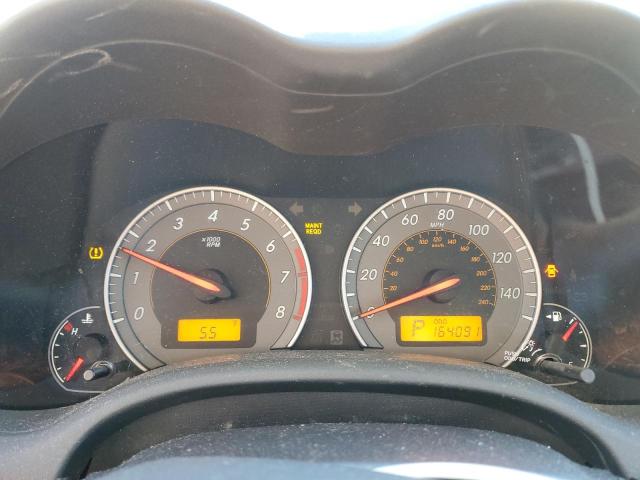 2T1BU4EE6AC454169 - 2010 TOYOTA COROLLA BASE BLACK photo 9