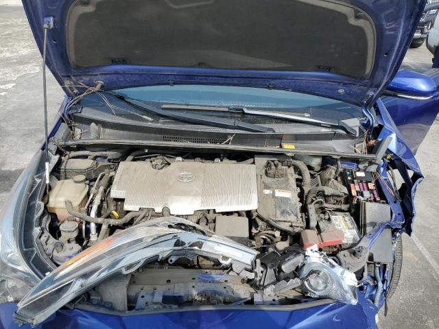 JTDKARFUXG3503614 - 2016 TOYOTA PRIUS 蓝色 照片 11