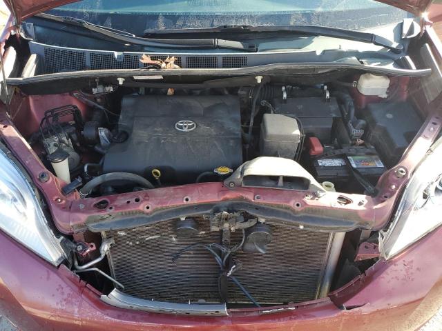 5TDYK3DC8ES446162 - 2014 TOYOTA SIENNA XLE 红色 照片 12