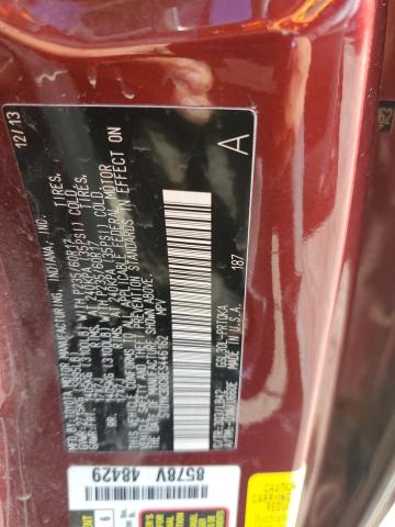 5TDYK3DC8ES446162 - 2014 TOYOTA SIENNA XLE 红色 照片 13