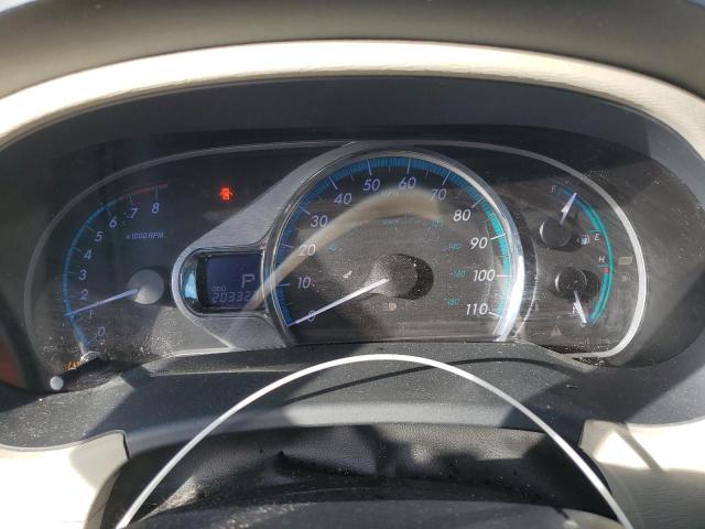 5TDYK3DC8ES446162 - 2014 TOYOTA SIENNA XLE 红色 照片 9