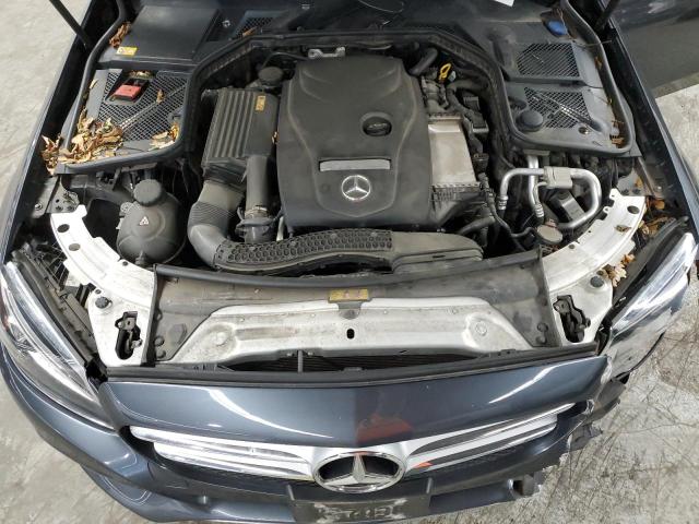 55SWF4KB6FU075616 - 2015 MERCEDES-BENZ C 300 4MATIC GRAY photo 11