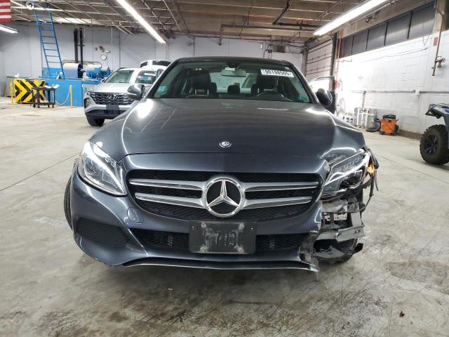 55SWF4KB6FU075616 - 2015 MERCEDES-BENZ C 300 4MATIC GRAY photo 5