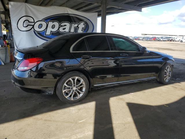 55SWF4KB3GU169180 - 2016 MERCEDES-BENZ C 300 4MATIC BLACK photo 3