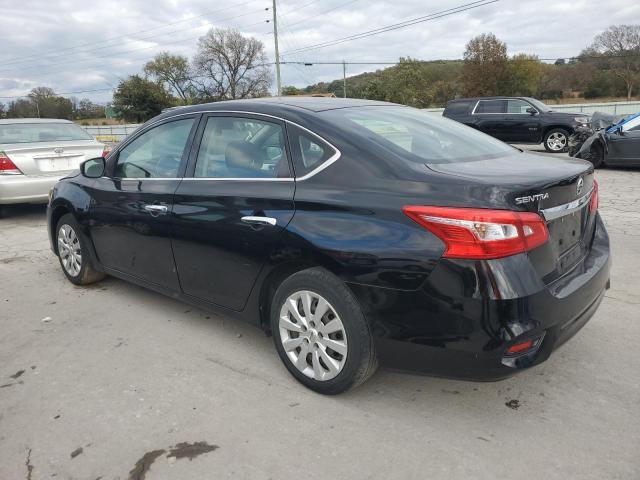 3N1AB7AP3KY371135 - 2019 NISSAN SENTRA S BLACK photo 2