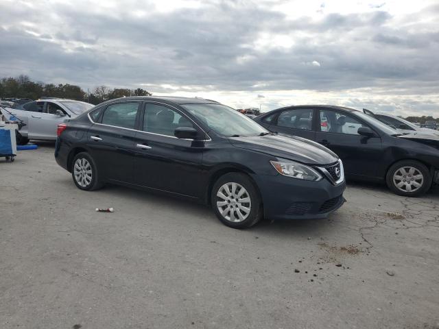 3N1AB7AP3KY371135 - 2019 NISSAN SENTRA S BLACK photo 4