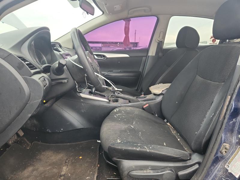 3N1AB7AP0KY305853 - 2019 NISSAN SENTRA S BLUE photo 7