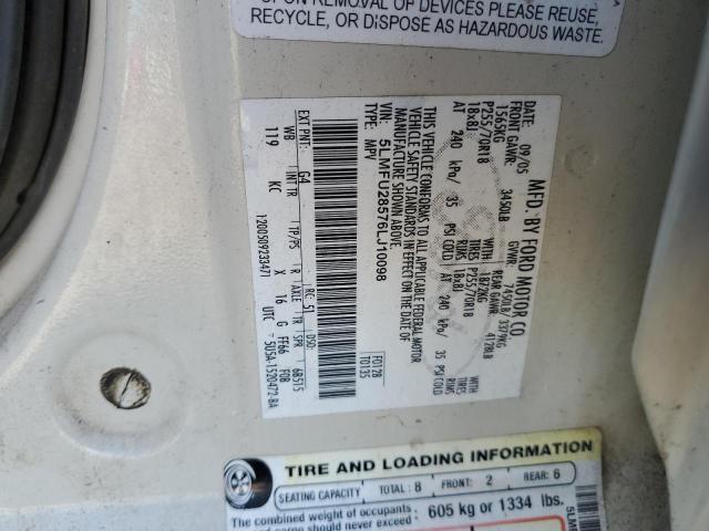 5LMFU28576LJ10098 - 2006 LINCOLN NAVIGATOR 白色 照片 13