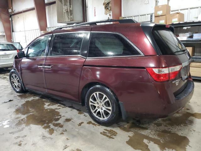 5FNRL5H62CB047623 - 2012 HONDA ODYSSEY EXL 勃艮第红 照片 2