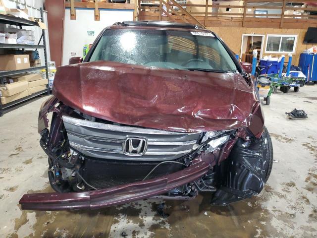 5FNRL5H62CB047623 - 2012 HONDA ODYSSEY EXL 勃艮第红 照片 5