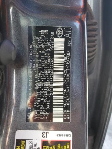 2T1BU4EE7CC827769 - 2012 TOYOTA COROLLA BASE 灰色 照片 12