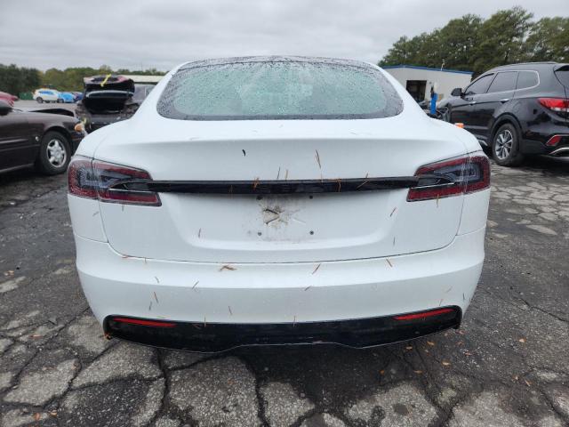5YJSA1E59NF469838 - 2022 TESLA MODEL S Beyaz fotoğraf 6