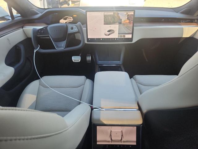 5YJSA1E59NF469838 - 2022 TESLA MODEL S Beyaz fotoğraf 8